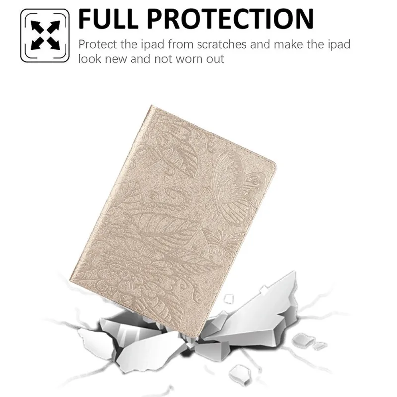 iPad Air 11 (2024)/Air (2022) (2020)/ Pro 11 Behuizing Vlinders en Bloemen Opdruk