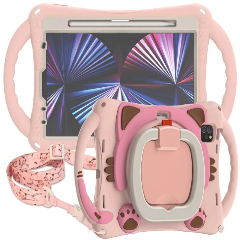iPad-hoes Air 11 (2024)/Air (2022) (2020)/ Pro 11-standaard en schouderriem