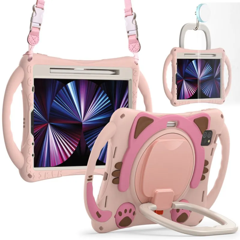 iPad-hoes Air 11 (2024)/Air (2022) (2020)/ Pro 11-standaard en schouderriem
